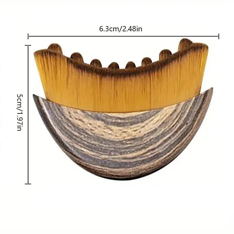 Portable Dry Facial Brush Soft Bristles