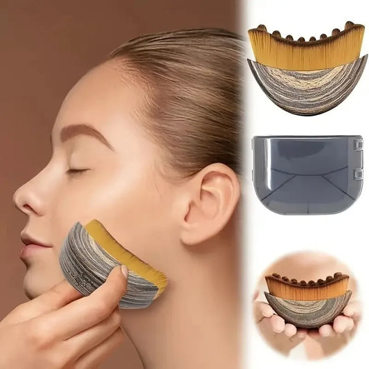 Portable Dry Facial Brush Soft Bristles