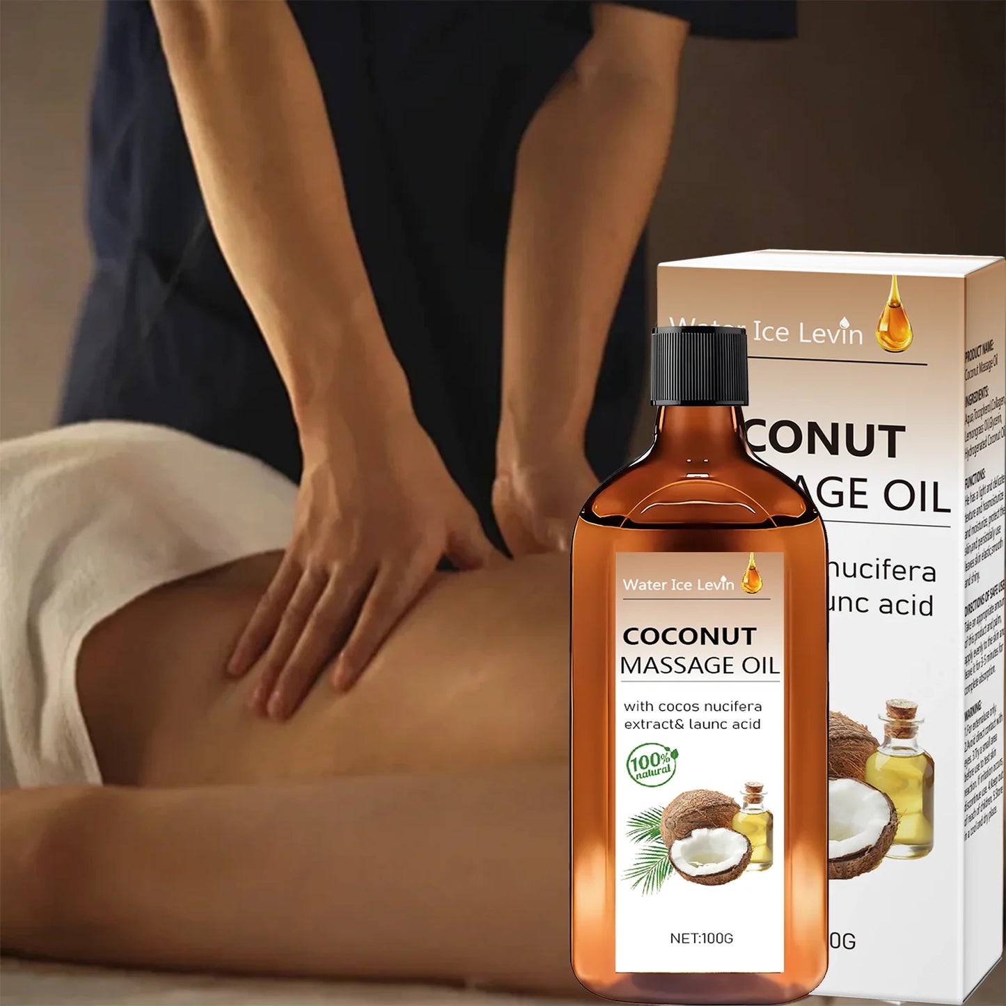 Natural Coconut Massage Oil