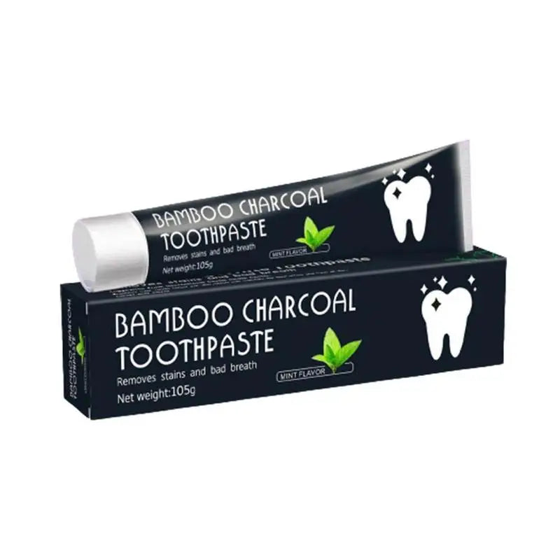 Bamboo Charcoal Teeth Whitening Toothpaste & Powder