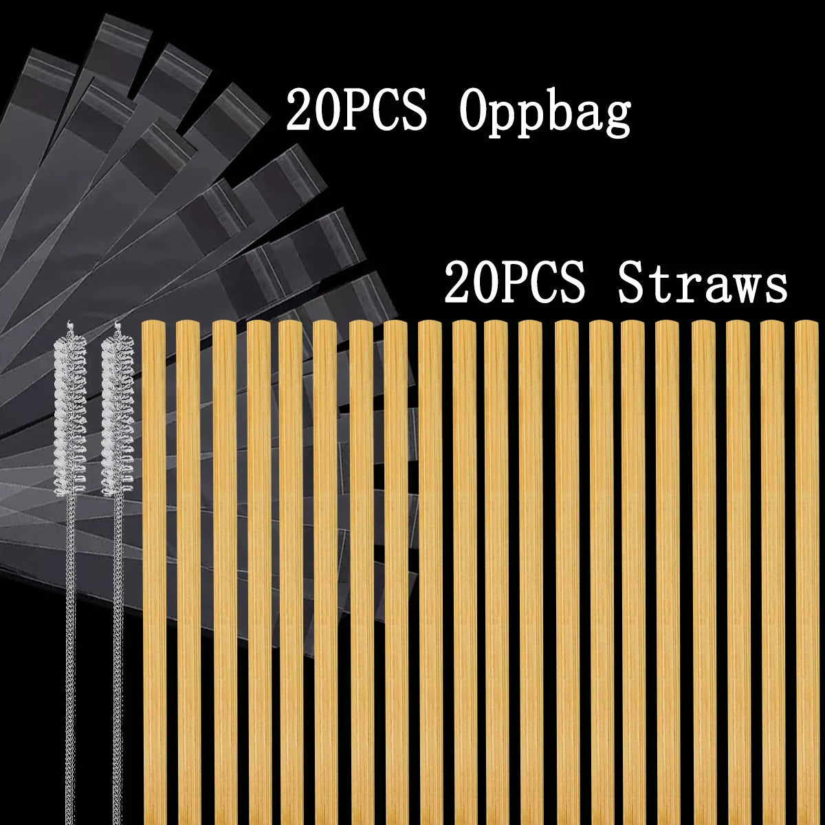 Natural Bamboo Drinking Straws | Reusable, Eco-Friendly & Plastic-Free