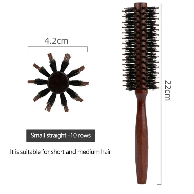 Natural Boar Bristle Hair Brush | Shine, Frizz Control & Sustainable Styling