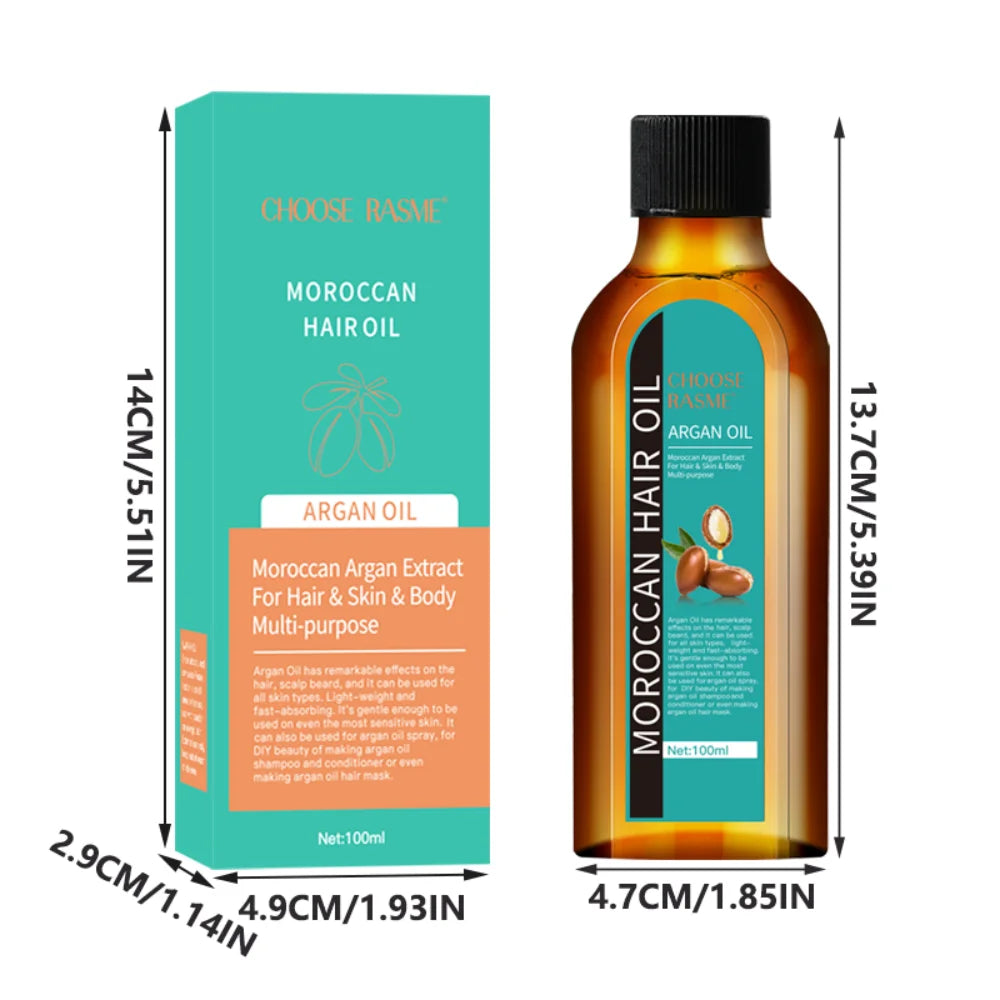Moroccan Hair Essential Oil | Frizz Control, Shine & Silky Smooth Finish