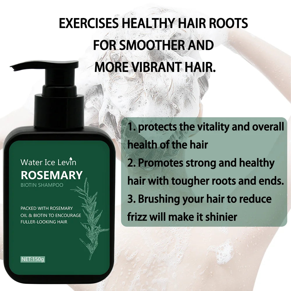 Rosemary & Biotin Hair Growth Shampoo | Deep Cleanse & Scalp Strengthening