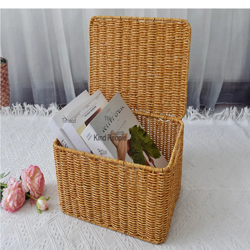 Household Rattan Woven Storage Box