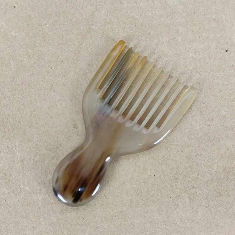 Anti-Static Natural White Horn Comb