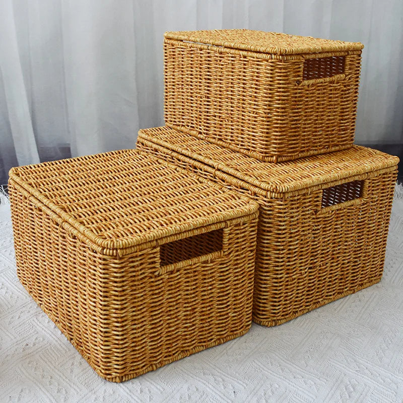 Household Rattan Woven Storage Box