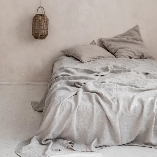 100% Pure Linen Bed Sheets