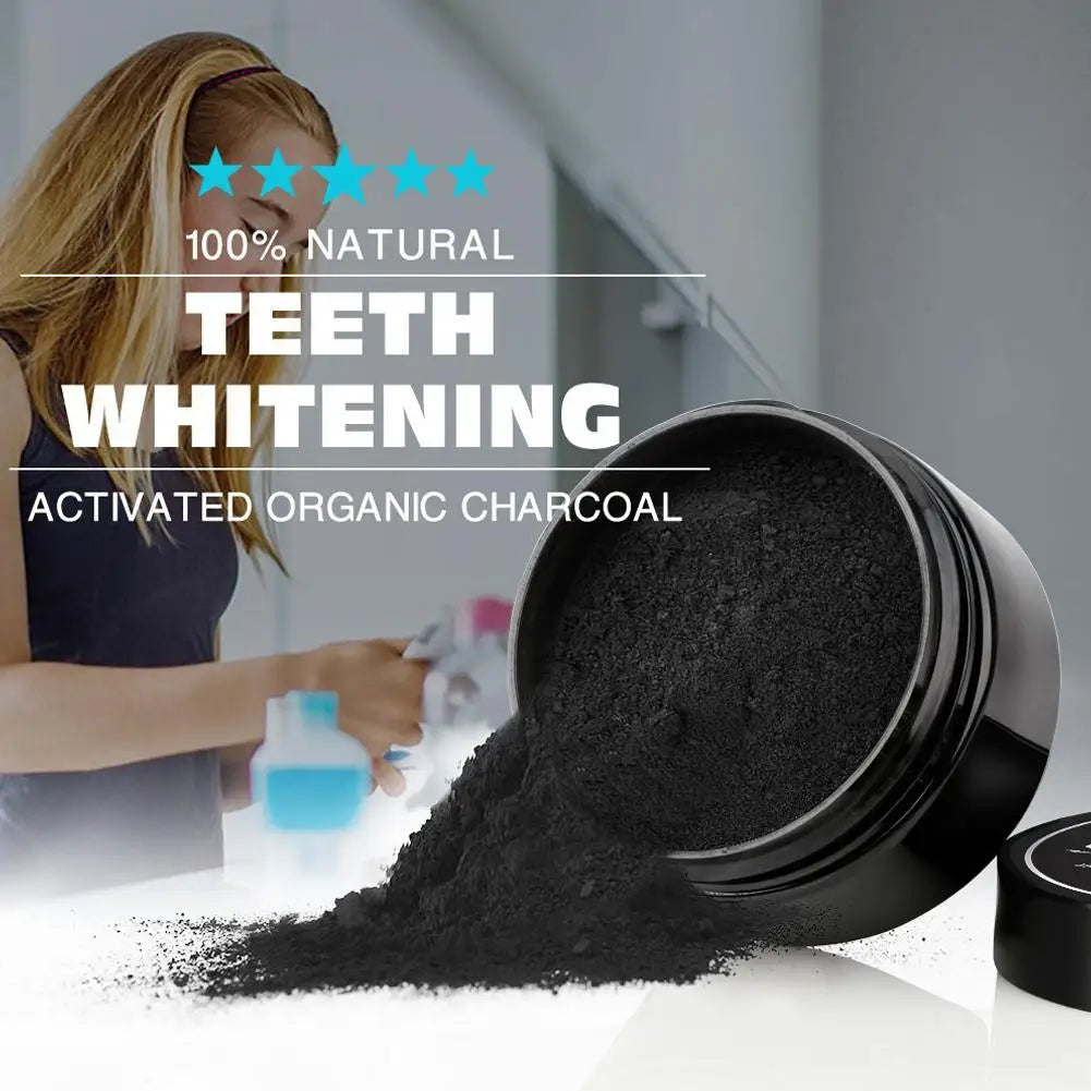 Organic Coconut Activated Charcoal Teeth Whitening Powder