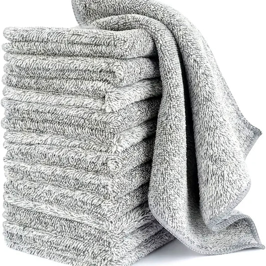 Bamboo Charcoal Microfiber Cleaning Cloth