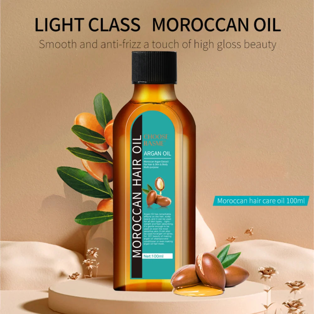 Moroccan Hair Essential Oil | Frizz Control, Shine & Silky Smooth Finish