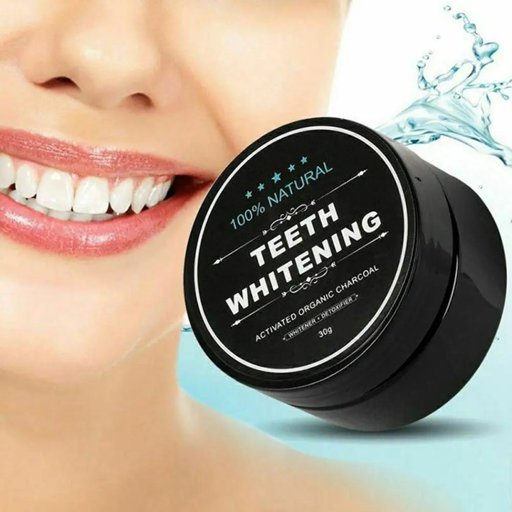 Organic Coconut Activated Charcoal Teeth Whitening Powder