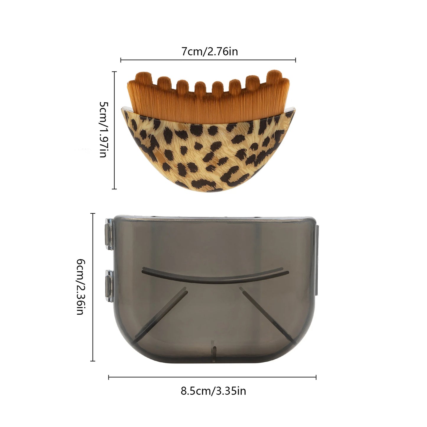 Portable Dry Facial Brush Soft Bristles